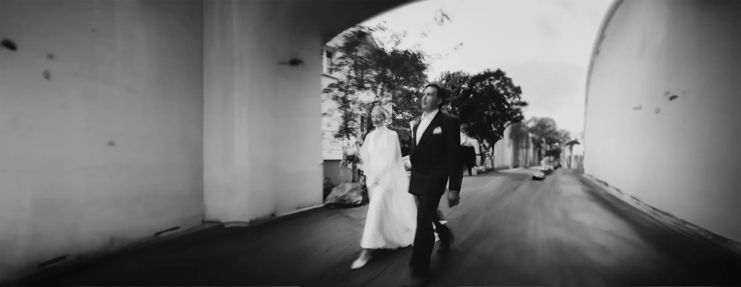 Fine-art wedding photography in black and white by Cori Kasus
